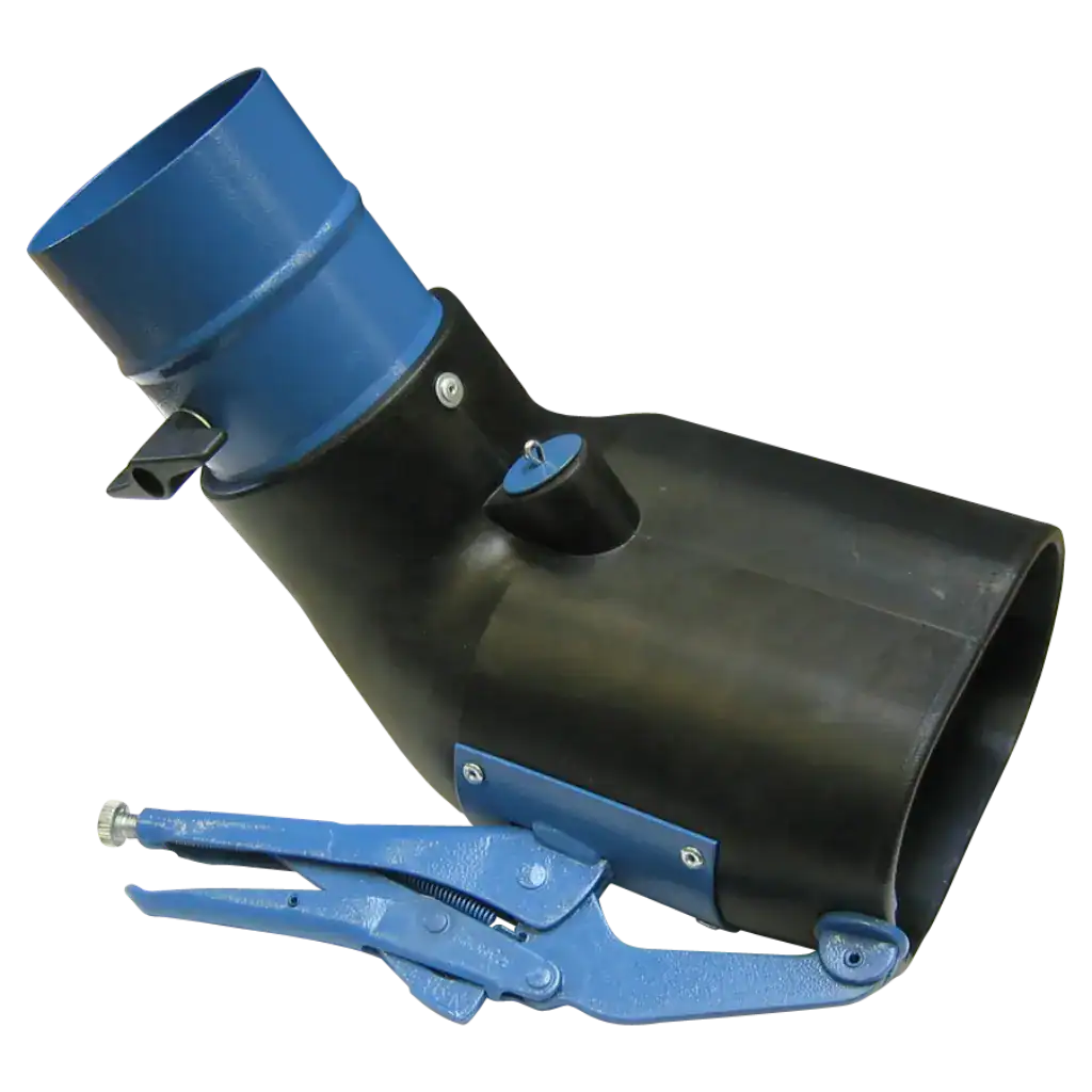 Staubabsaugungssystem mit robustem Metallgehäuse und flexibler Handhabung, ideal für industrielle und Handwerksbetriebe, für effiziente Staub- und Partikelabsaugung in Produktionsprozessen.