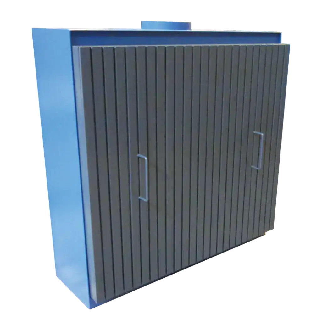 Abgastechnik Schrank von VAUPEL für industrielle Luftfilter- und Absauglösungen.