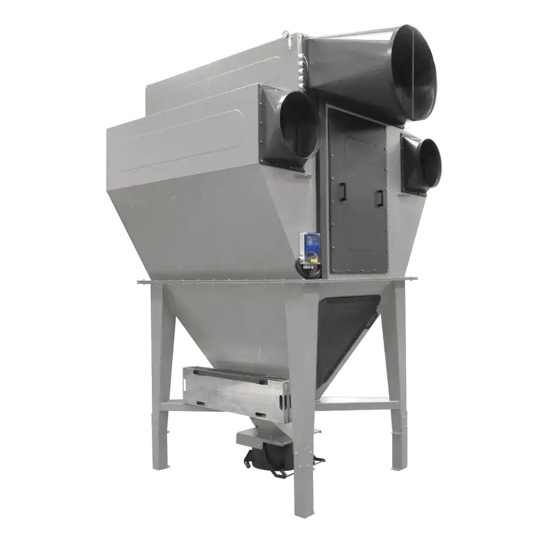Gerätefoto einer industriellen Absaugmaschine für Industrie- und Produktionstechnik, überzeugt durch innovative Absaugtechnik, robustes Design und effiziente Staub- und Partikelentfernung.