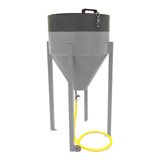 Staubabsaugungssystem mit großem Behälter für industrielle Filter- und Absauganwendungen, effizient und langlebig.