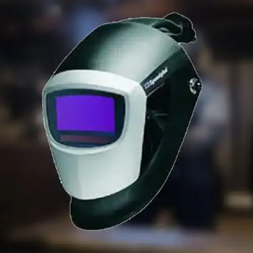 Schweißschild mit automatischer Belüftung für optimalen Schutz bei Schweißarbeiten.