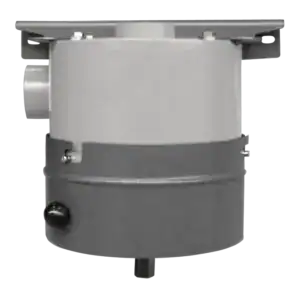 Effiziente Absaugtechnik mit robustem Edelstahlgehäuse für industrielle Staub- und Partikelfiltration. Perfekt für Produktionsanlagen und handwerkliche Betriebe.