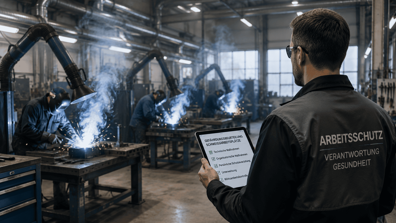 Moderne Absaugsysteme für Industrie und Handwerk, die Staub und Schadstoffe effektiv entfernen, um die Arbeitssicherheit und Gesundheit der Mitarbeiter zu gewährleisten.