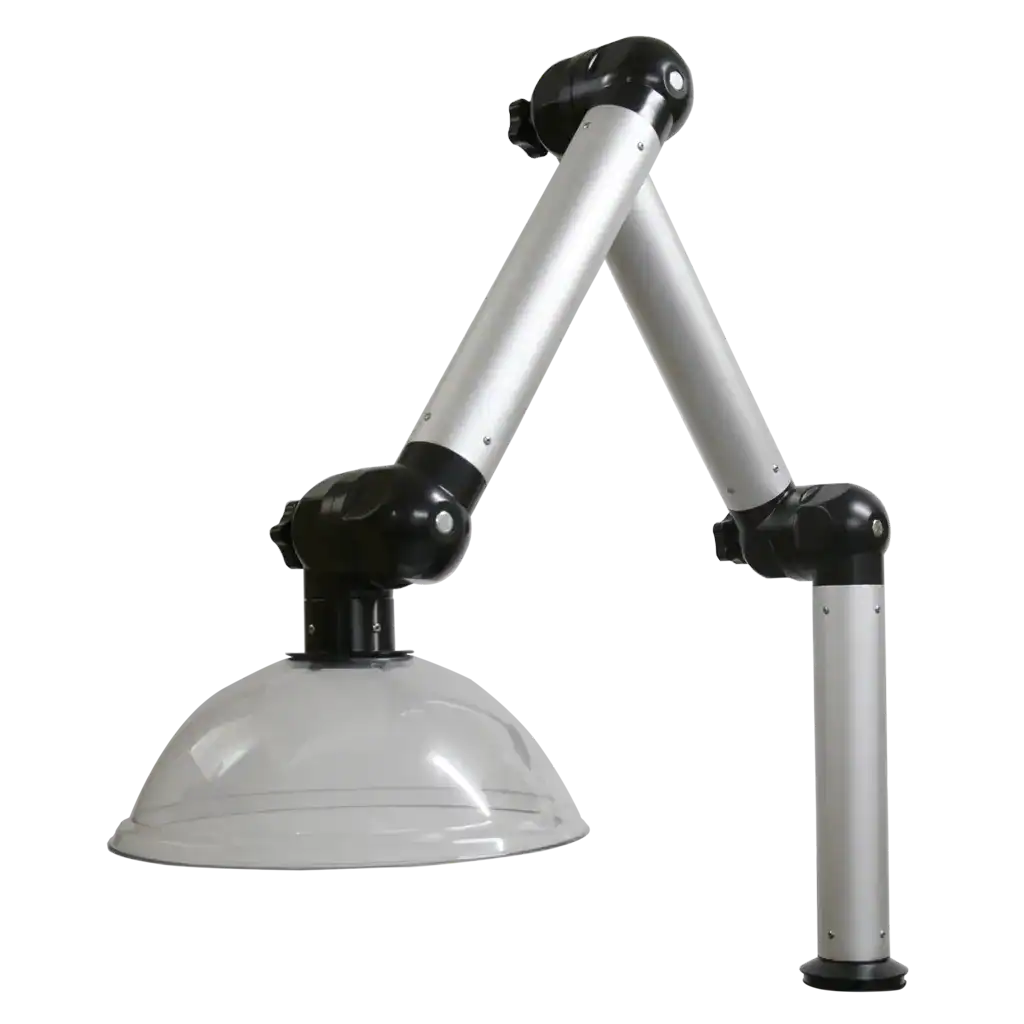 Präzise Absaugtechnik mit robuster Industrieregler für effiziente Staub- und Partikelfiltration.