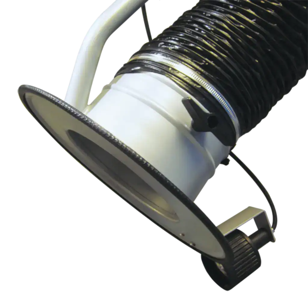 Industrielle Absaugtechnik von VAUPEL für staubfreie Arbeitsumgebungen, flexible Saugschläuche und effiziente Luftfiltration. Perfekt für die gewerbliche Verwendung in Handwerksbetrieben und Produktionsstätten.