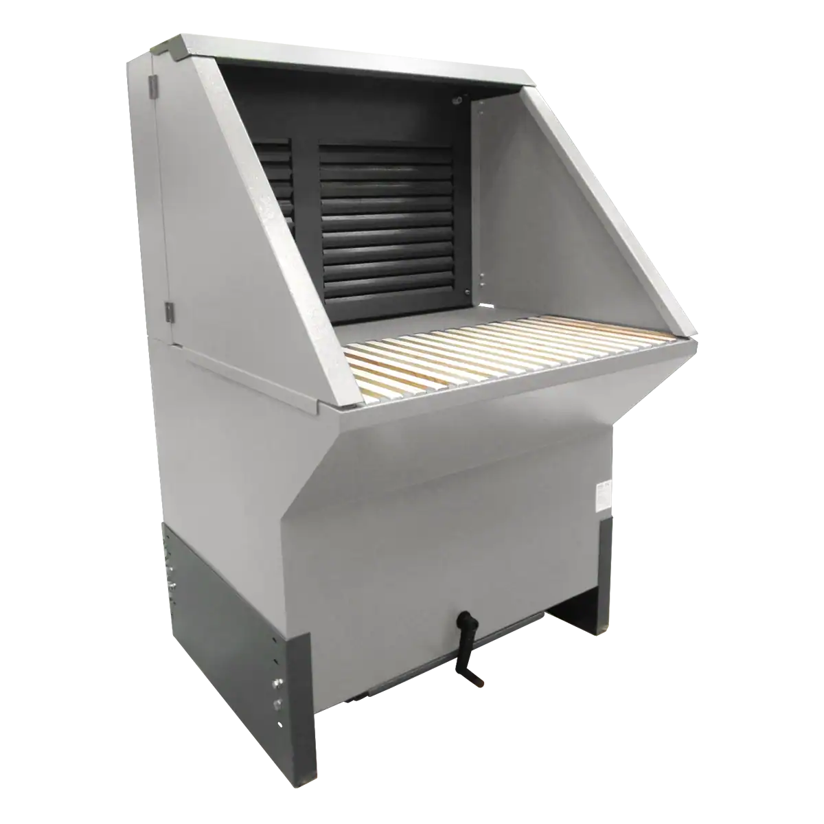 Absaugtechnik von VAUPEL, industrielle Absauganlage mit leistungsstarkem Lüfter, ideal für die Absaugung von Staub und Partikeln in der Produktion oder Werkstatt.