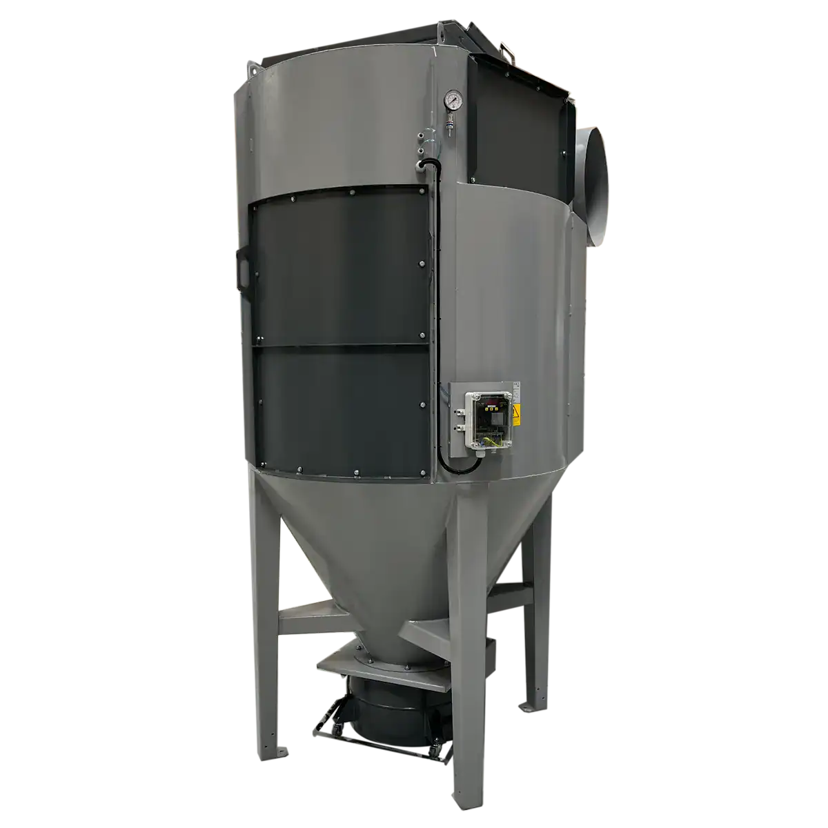 Hochwertige Absaugtechnik von VAUPEL für Industrieanwendungen, robuste Konstruktion, effiziente Staub- und Partikelfiltration, langlebiges Design.