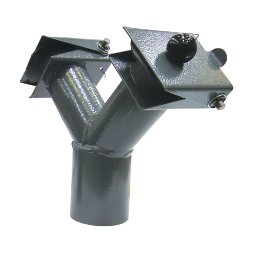 Lagerungssystem für Absaugtechnik mit robuste Metallkonstruktion und flexibler Montage für effiziente Staub- und Partikelsauger in industriellen Anwendungen.