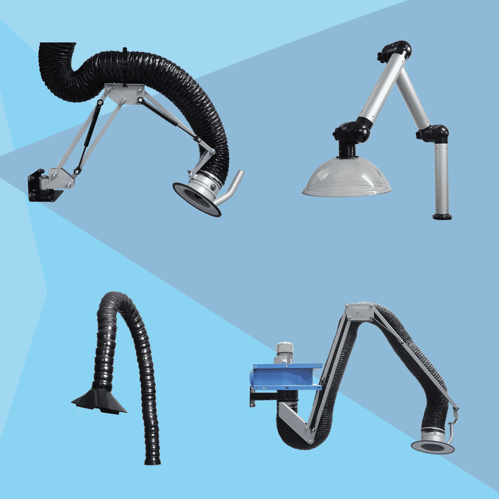 Atemberaubende Absaugtechnik-Modelle von VAUPEL für Industrie und Handwerk, inklusive flexible Armabsaugungen undAbsaughauben zur Staub- und Schadstoffabsaugung für hygienische Arbeitsumgebungen.