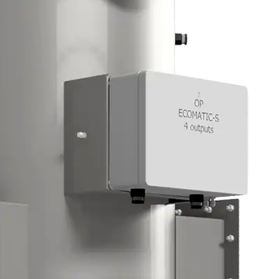 Hochwertiger Absaugcontainer für Industrieanwendungen, robustes Design, effizient Abgas- und Staubabsaugung, passend für professionelle Fertigungsumgebungen.